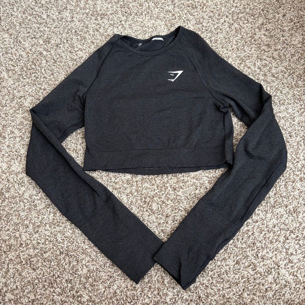 Small / Women’s Gymshark Vital Seamless 2.0 Long Sleeve Crop Top